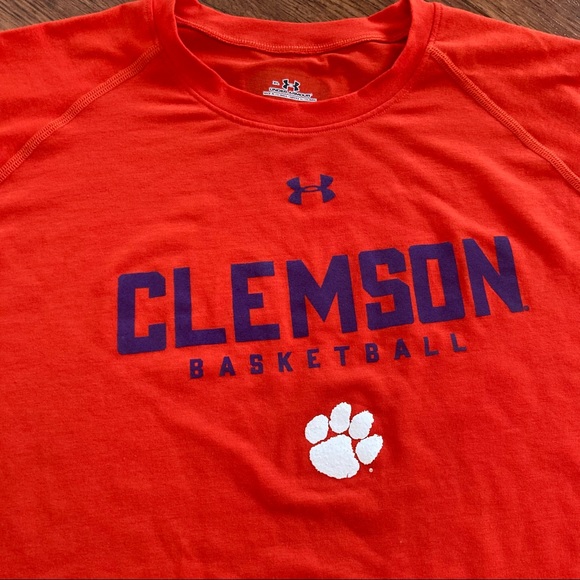 Under Armour Orange Size XL T Shirt Clemson - Picture 2 of 7